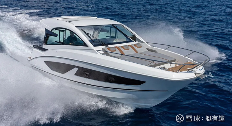 近10米长的法国博纳多gt32游艇一艘适合小家庭巡航的游艇