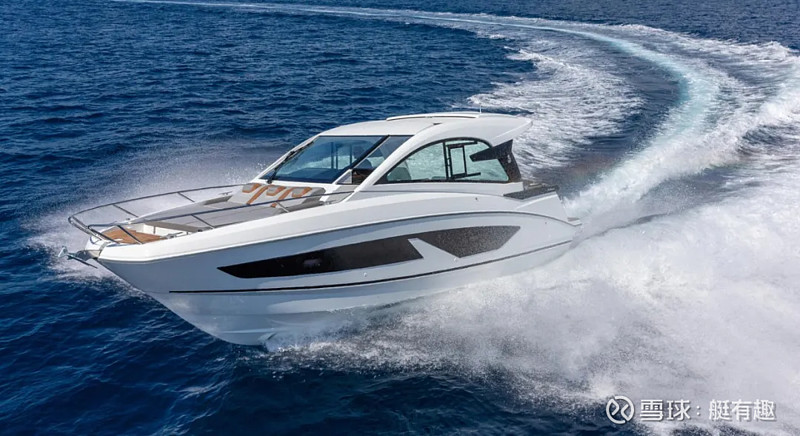 近10米长的法国博纳多gt32游艇一艘适合小家庭巡航的游艇