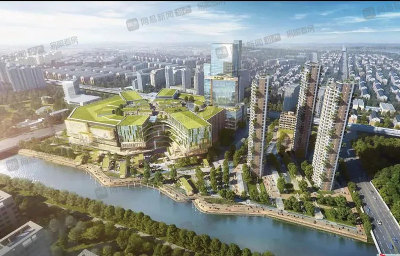 巨峰路嘉里中心商住办效果图房价方面,去年金桥仅有浦开仁恒金桥世纪