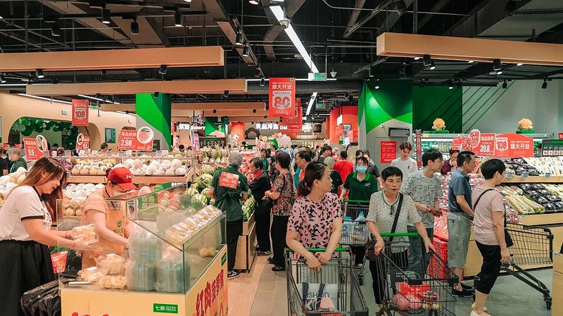 七鲜全国再下一城,长沙首店正式开业 京东 旗下美食生鲜超市-七鲜超市