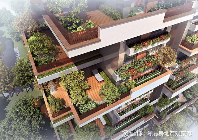 将庭院装进高层功能别墅化这类大平层的创新尺度超乎想象