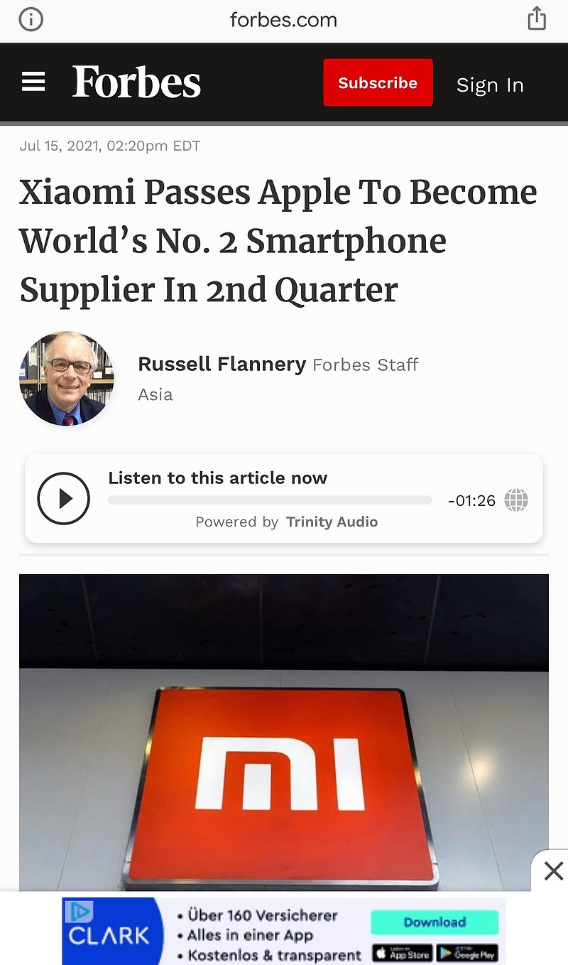 小米集团-W(01810)$ 重大利好，转彭博社最新消息昨晚（28.07中国时间)，受此消息影响，美股中概股午后强势反...