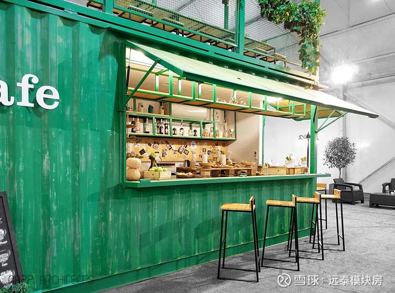 集装箱改造二层复式咖啡馆