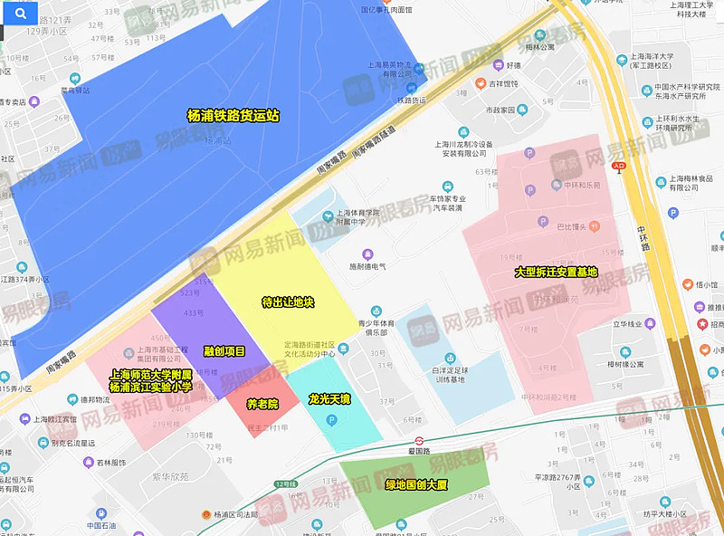 其中,杨浦的定海社区作