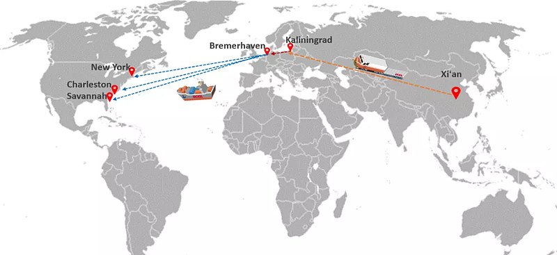 oocl:满载期望,驶向星辰大海 | 美东铁海联运班列首发