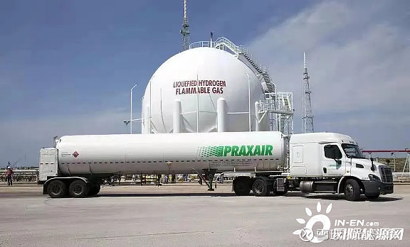 液氢槽罐车运输是将氢气深度冷冻至21k液化,再装入隔温的槽罐车中运输
