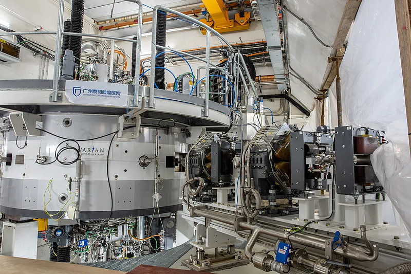 回旋加速器出束广州泰和肿瘤医院质子放射治疗系统预计明年投入使用