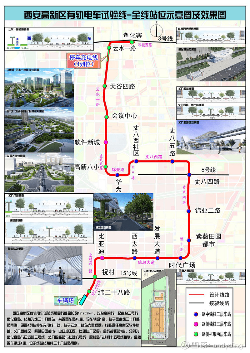 西安高新轻轨规划图图片