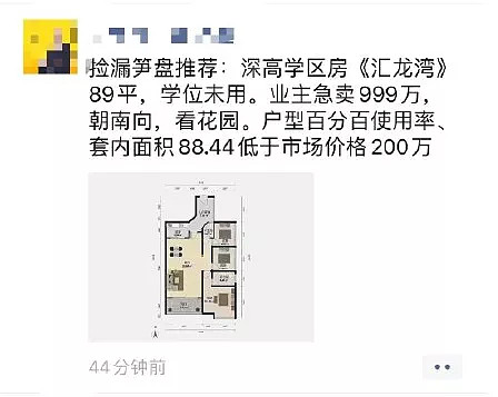 深高北学区房降价200万?龙华“四神盘”也撑不住了…… 这两天,小编被龙华一套二手房源刷了屏,各个中介朋友们都在热情高涨地推这套深高北学区的汇 ...
