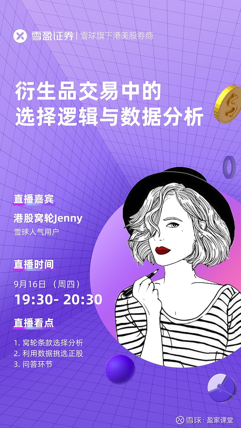 今晚19:30】直播课：衍生品交易中选择逻辑与数据分析| 21天玩转衍生品>>>>>点击观看直播<<<<<@盈家课堂推出#21天玩转...