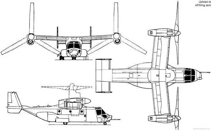 一半是天使一半是魔鬼贝尔波音v22鱼鹰倾转旋翼机下
