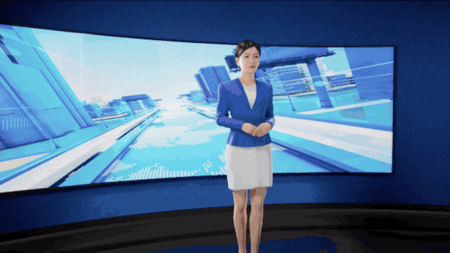 2018年5月2日,央视虚拟主持人康晓辉亮相屏幕,与央视记者江凯共同
