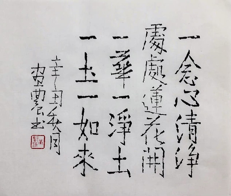 一念心清净,处处莲花开一华一净土,一土一如来丨画农 ·书 - 雪球