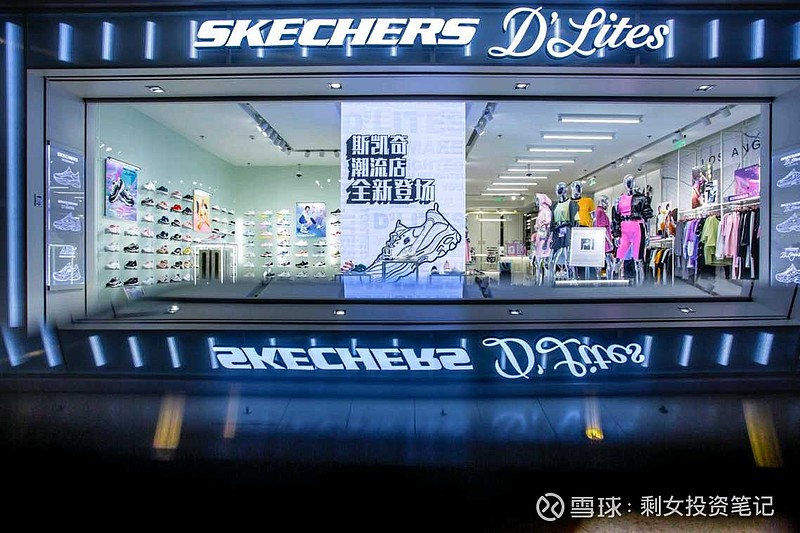 看 奥康国际 只要看它代理的 斯凯奇 的销量表现,斯凯奇在霉国的销量