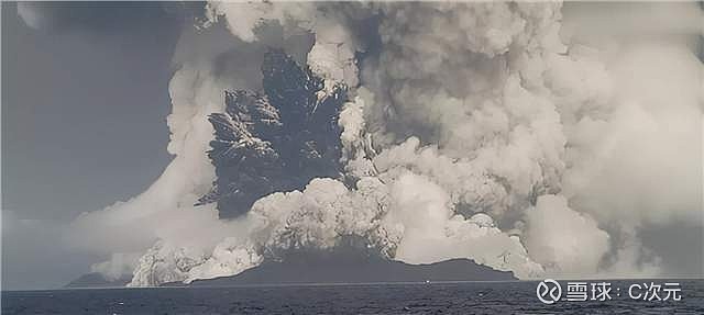 以中國衛星視角看湯加火山大爆發