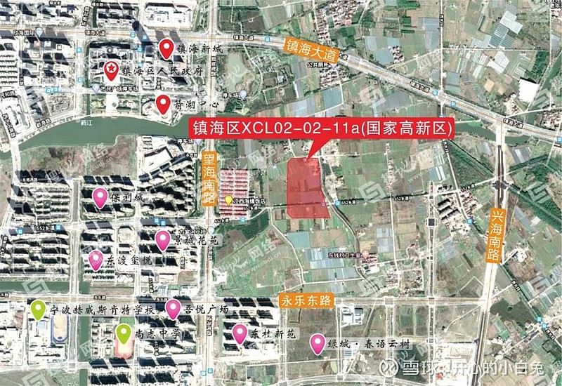 绿城中国2022118宁波拿地项目镇海区xcl020211a地块