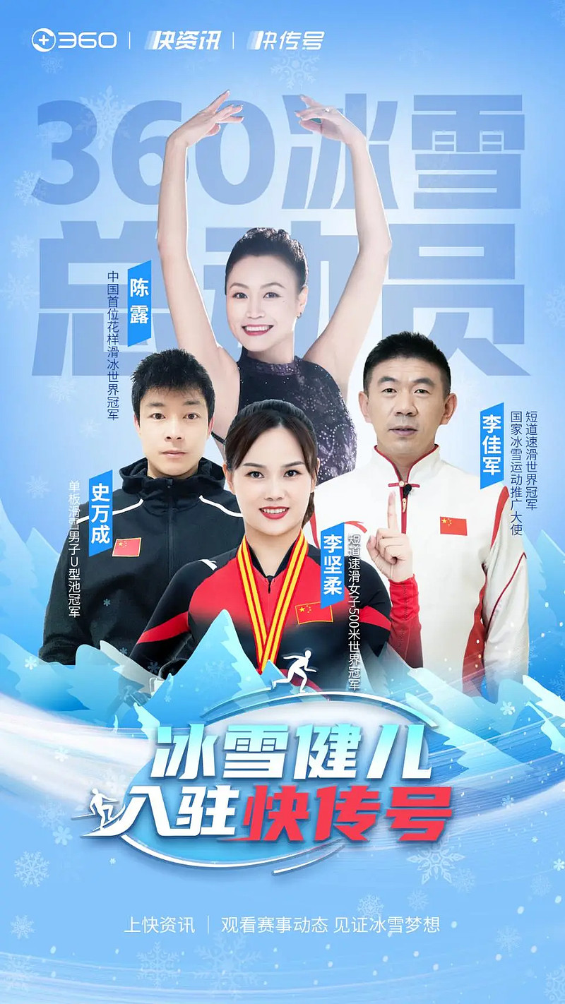 相约360快传号｜打call冰雪冠军，共赴冰雪盛会-科记汇