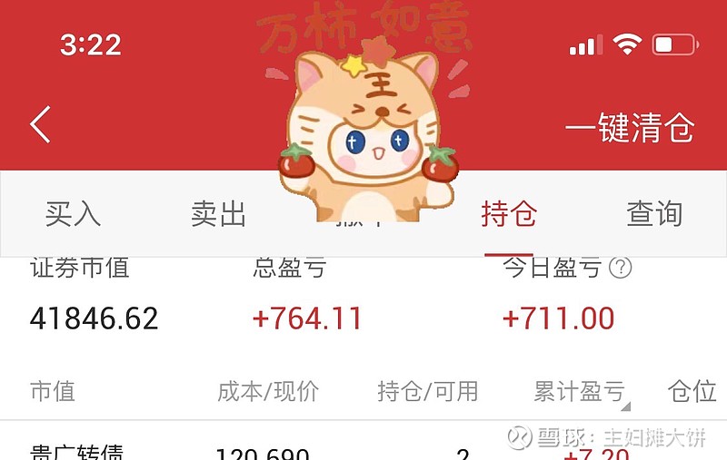 新年第三天，续盈 可转债摊大饼实盘第178天，今日盈711 今日功臣： 三角转债 ， 泉峰转债 ，买入：网页链接4手主妇闲聊：今日开工了 