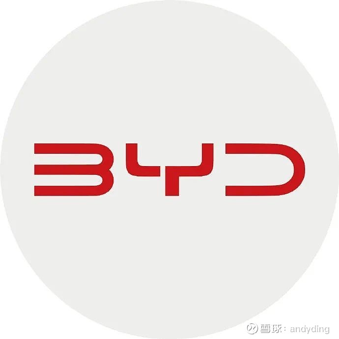 新的byd的logo年初进行了优化设计随着新年的到来长高了这都是