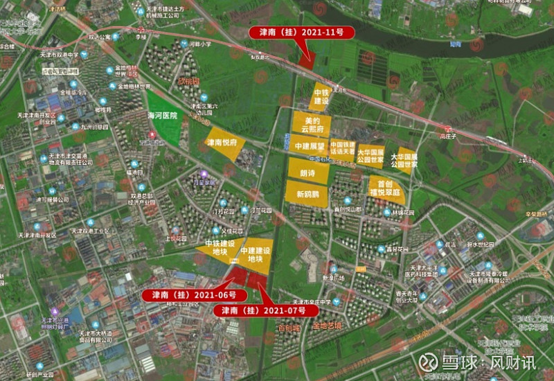 天津中建地产新盘轮廓上线国展西低密项目规划硬核登场