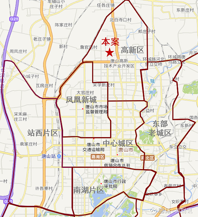 唐山市高新区规划图图片