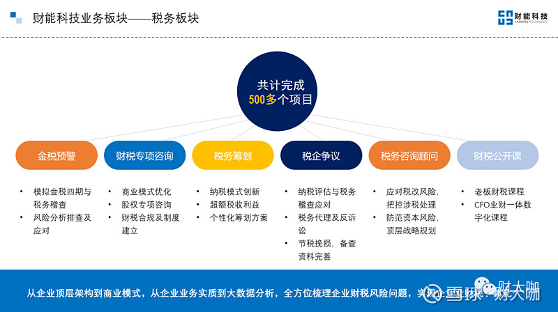 金稅預警系統——國內首個企業稅務風險篩查智能化系統財能科技稅務