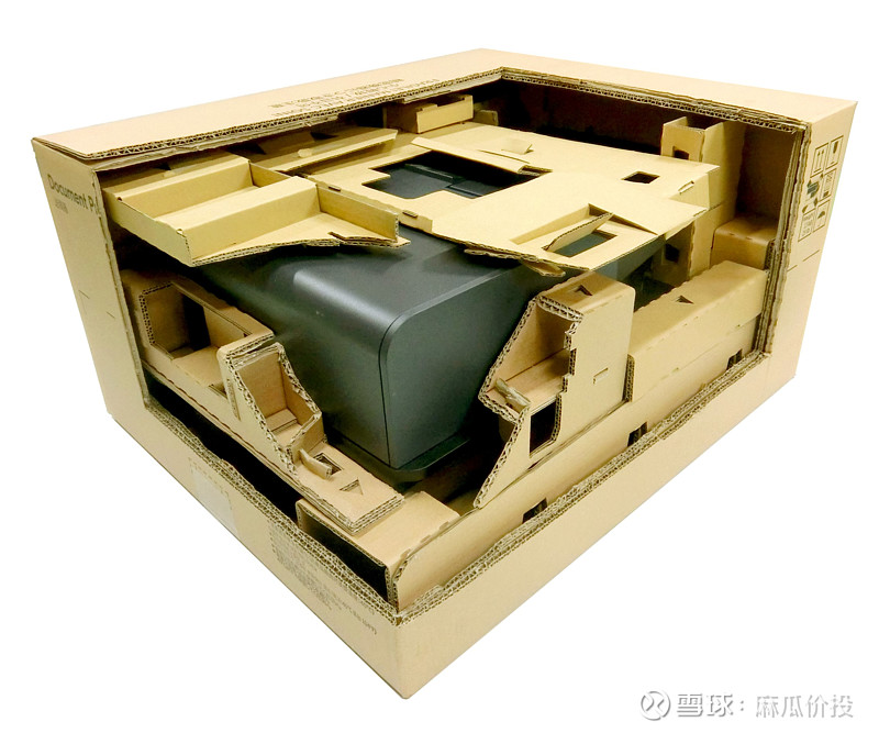 由于支撑区域狭窄,我们设计了更好的纸板折叠形状.