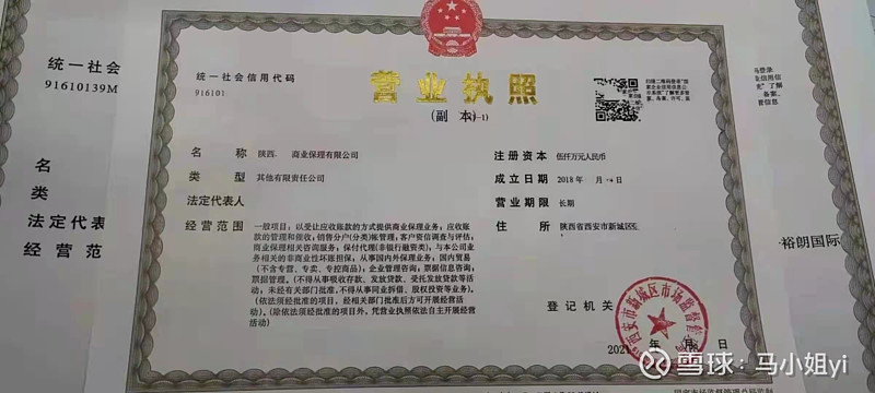 融资租赁许可证照片图片