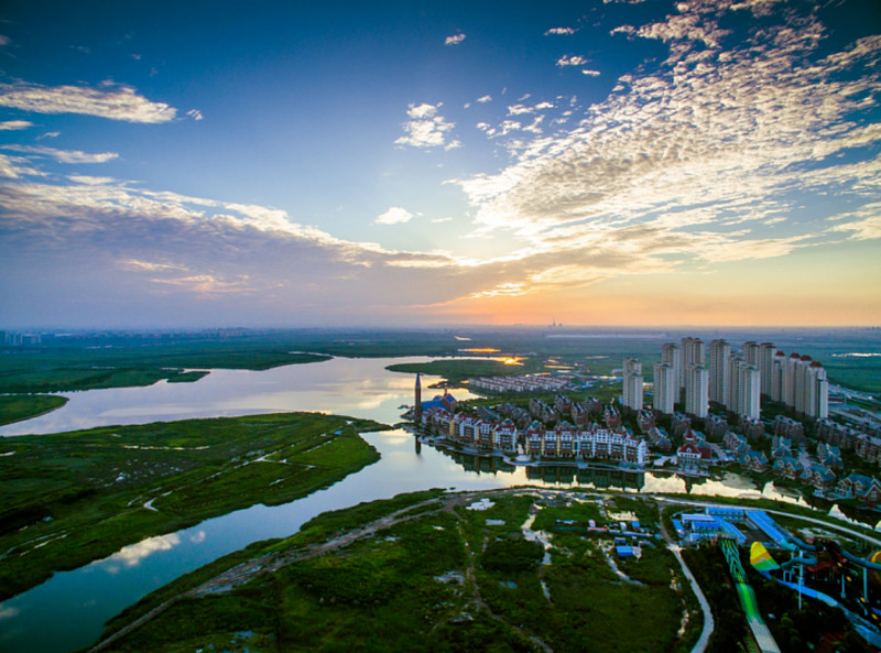 水岸芳华天津东丽湖的绿色创想