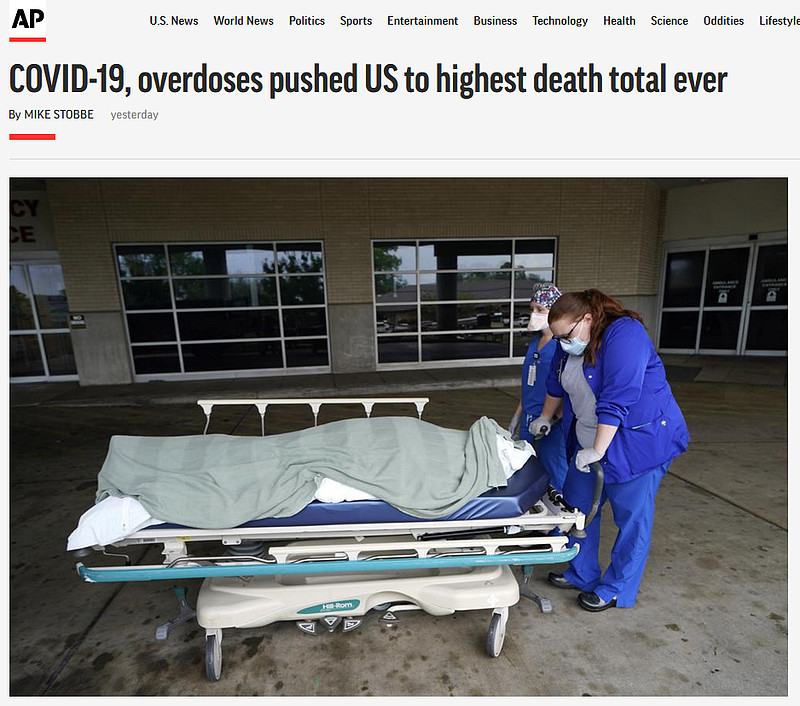美国疫情死亡照片图片