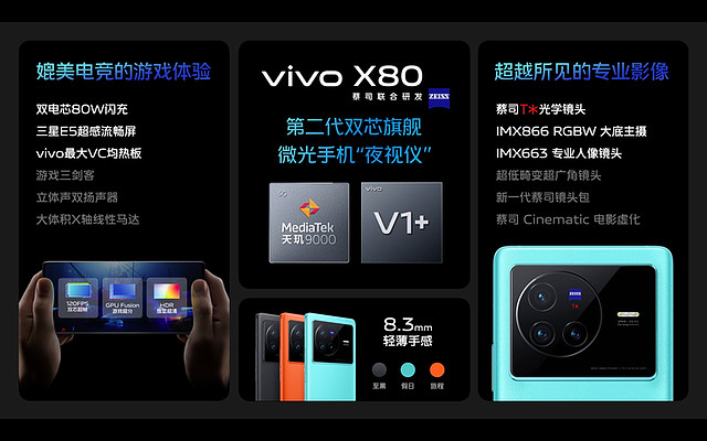 蔡司影像，超越所见 巅峰旗舰vivo X80系列正式发布-锋巢网