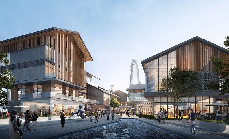 华侨城南京欢乐滨江怎么就这样高级 在充满艺术感的岸边,建一座属于