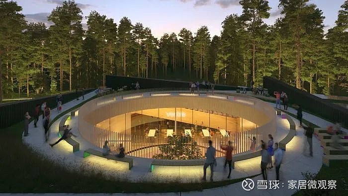 世界最环保的家具工厂,建在挪威森林里 丹麦建筑工作室big为户外#家具