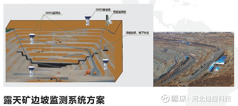 露天矿边坡监测系统方案 监测系统意义： 露天矿边坡变形是露天开采最大的安全隐患，我国矿产资源丰富，矿山开采量大，一旦发生险情，对于矿山的开采与 