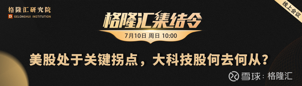 美股处于关键拐点，大科技股何去何从？| 格隆汇集结令133期最近的 ...