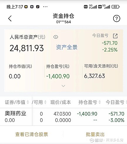 實盤權益股票:24811.93