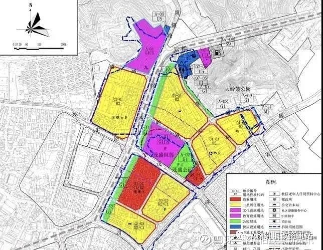 深圳城市更新旧改法定图则颜色都带表什么？ 在深圳买回迁房，学会看懂土地规划法定图则有多重要？在深圳投资回迁房，怎么选地段，选项目是很重要的 ...