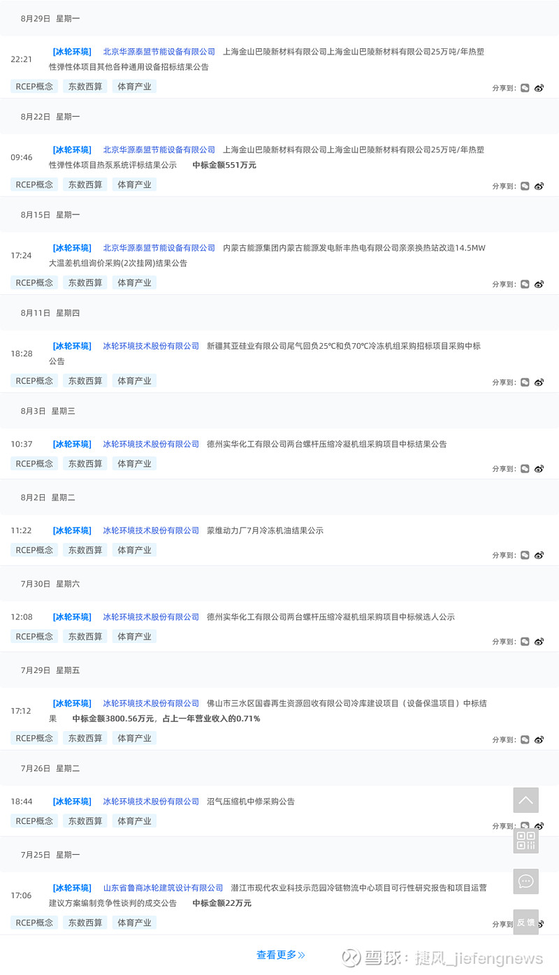 冰轮环境中标《蒙牛冰品焦作定制化车间项目-制冷机组及控制系统项目评审结果公示》 捷风数据2022-09-02根据公开信息搜集发现：【 冰轮环境 ...