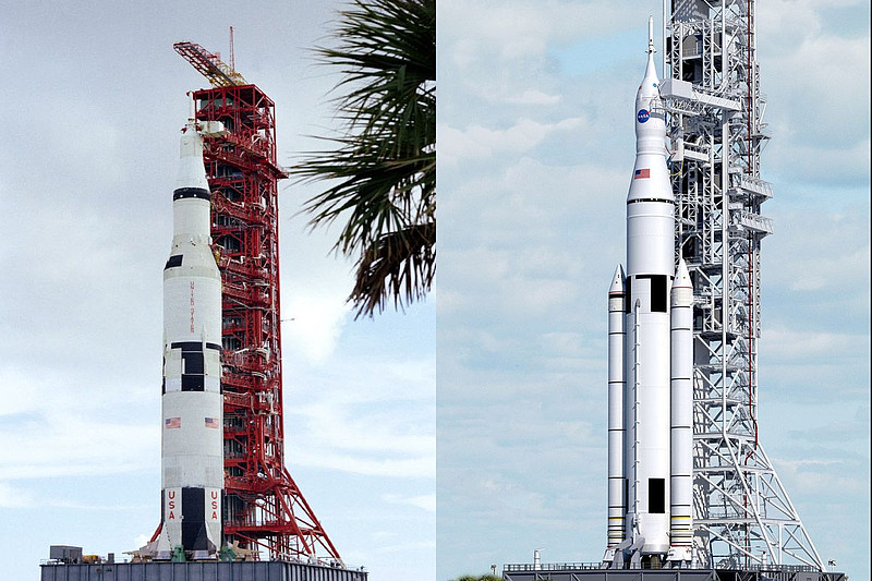 土星五号火箭被用来将宇航员发射到月球上天空实验室空间