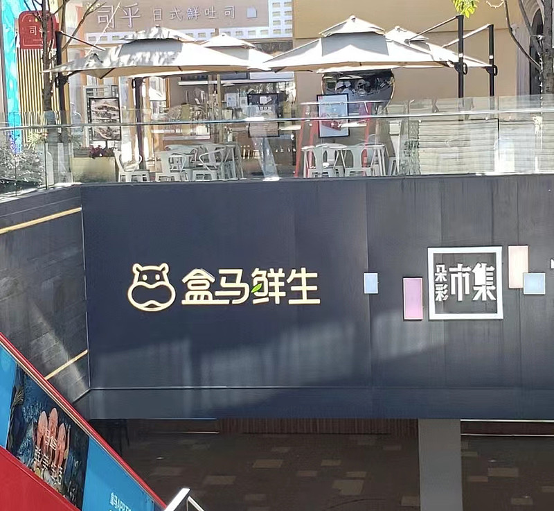 "听说过段时间,楼下就要开盒马鲜生超市,以后购物更方便了!