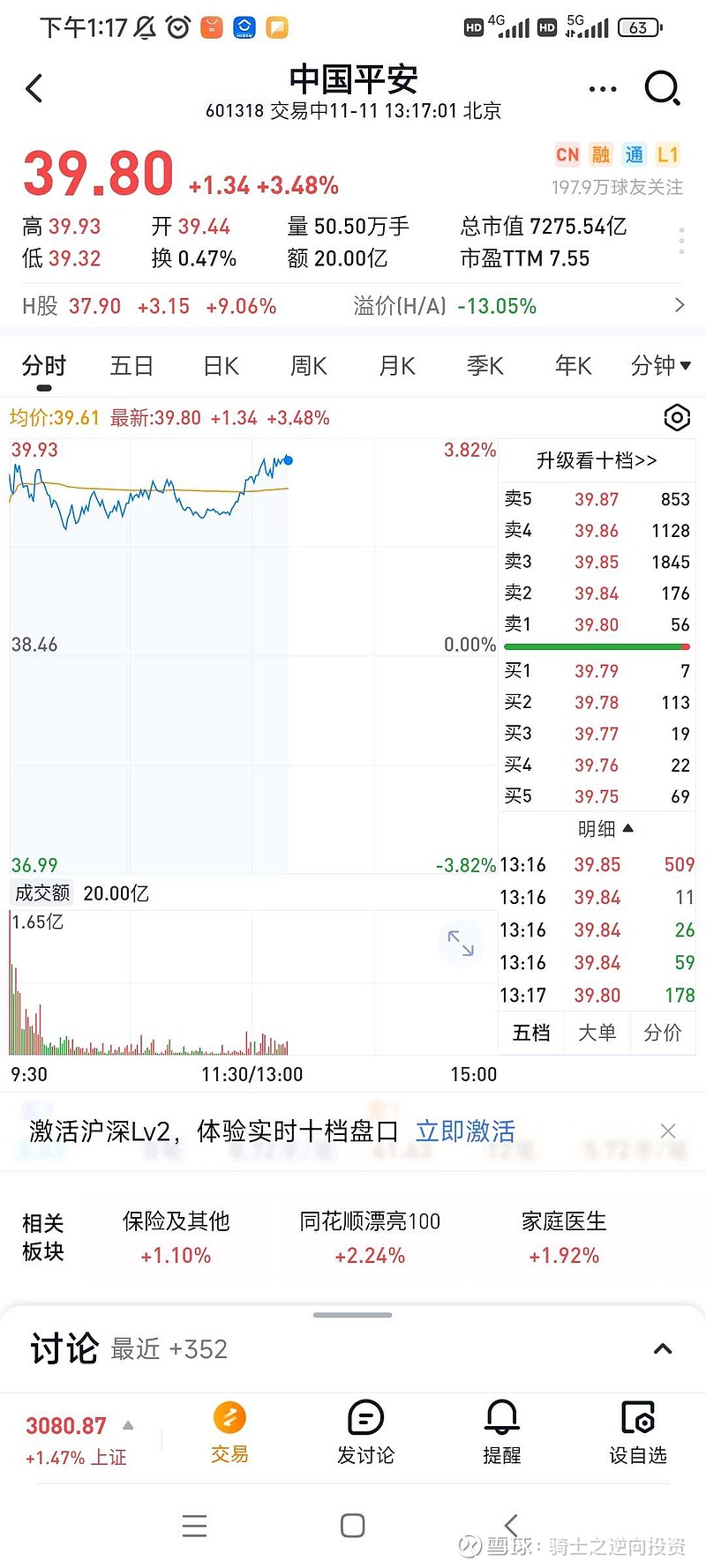 平安保险股价翻了多少倍? (平安保险股价最新股价)