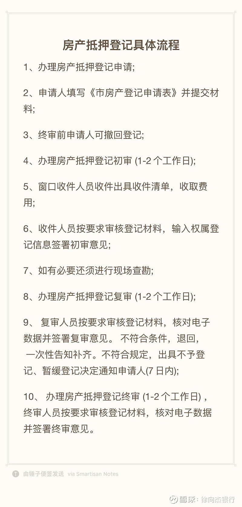 房产抵押登记具体流程