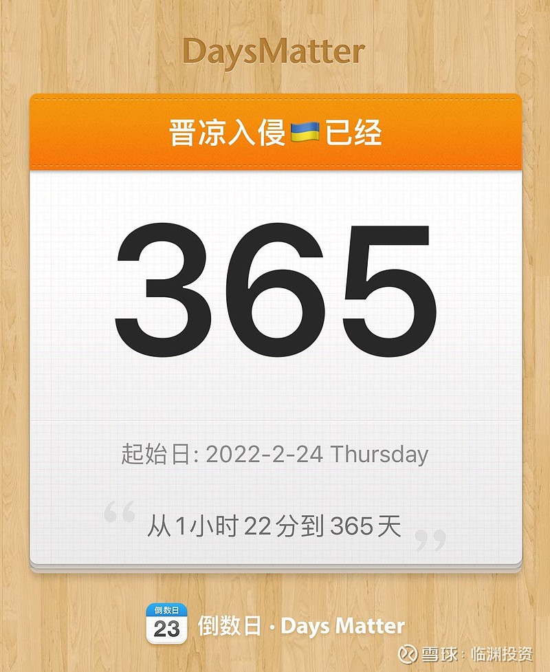 从1小时22分到365天