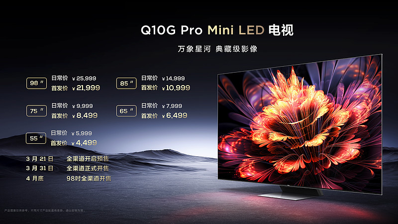 五大维度重磅升级 TCL Q10G Pro将为电视市场注入活力-锋巢网