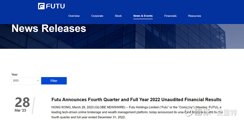写在富途控股2022年年报发布之后 2023年03月28日,$富途控股(FUTU)$ 披露了它的2022年年报,你可以从美国证监会网站找到报告 ...