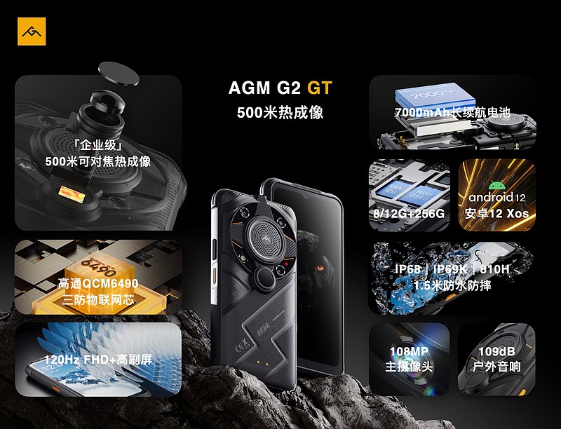 AGM G2 GT正式发布，首发500米热成像，售价5999元起-锋巢网