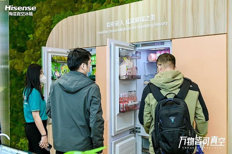 海信冰箱携多款新品亮相AWE AI智能组菜让你秒变大厨-锋巢网
