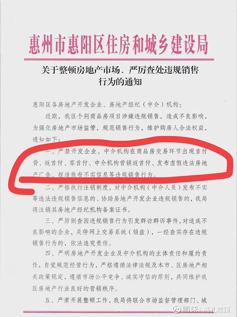 惠州房地产打响大幅降价第一枪,五折卖房? 官方回应来了:系误读,只是把精装改成了毛坯交付~最近,惠州楼市大幅降价引发强烈关注! 媒体报道惠州一 ...