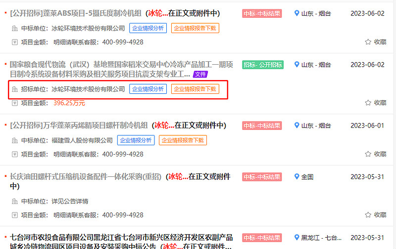 $冰轮环境(SZ000811)$ 开始招标做支架了，应该是要交付了，收入也要确认了……2021年中标2.11亿的“国家粮... - 雪球