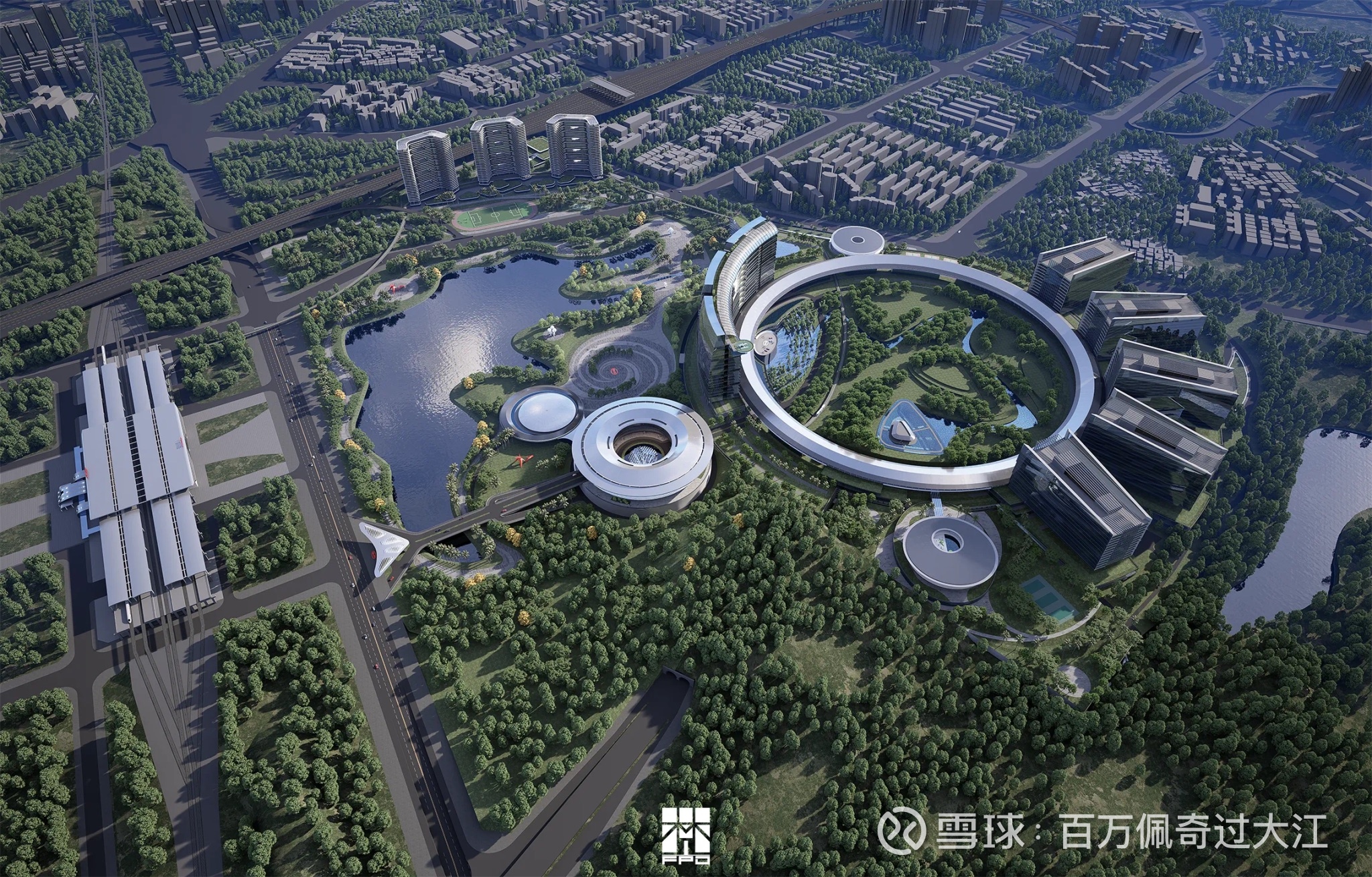 $比亚迪(SZ002594)$ 深圳新地标—— 比亚迪 星际之环正式开工!未来比亚迪的新总部,总投资200亿元。伟大公司... - 雪球